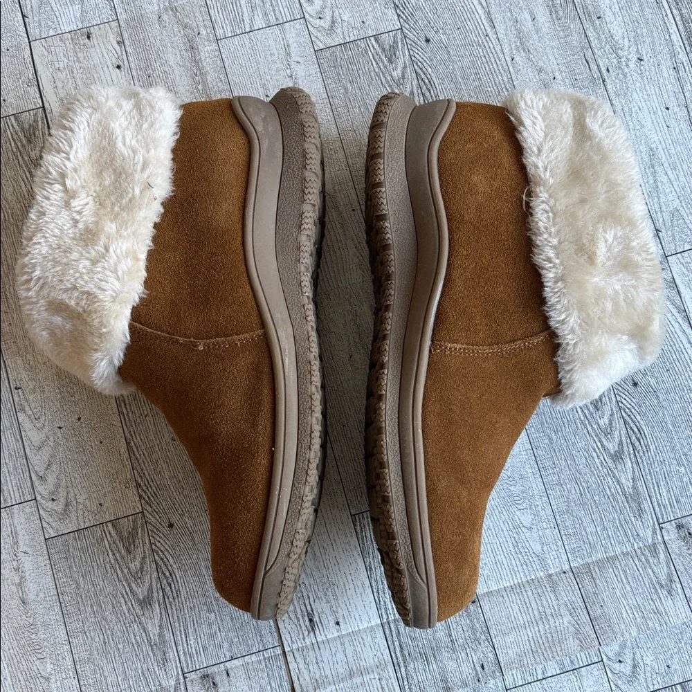 Minnetonka Southtown Brown‎ Suede Boots Water Resistant Ankle Bootie women’s 9